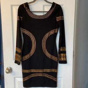 NEW Miusol Black and Gold/Bronze Dress